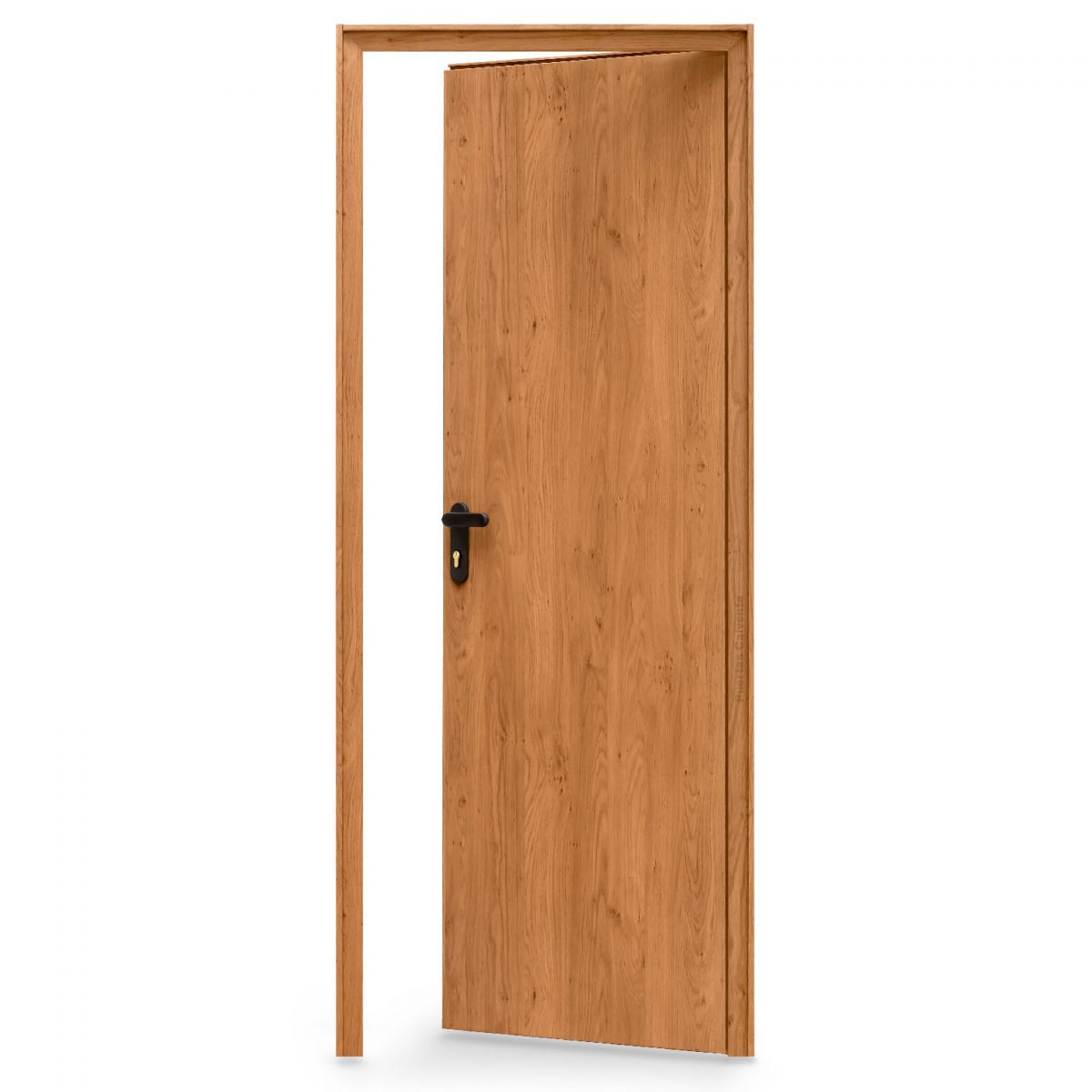 Puerta Galvanizada de Trastero Imitación Madera Derecha