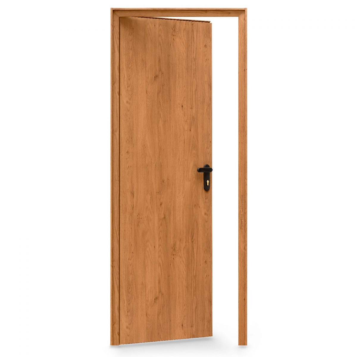 Puerta Galvanizada de Trastero Imitación Madera Izquierda