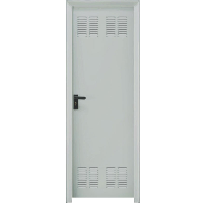 Puerta Galvanizada Rejilla - Galvanizada lisa cubierta en PVC Blanco