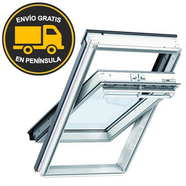 Ventana de Techo Giratoria Velux Blanca GGU 0070