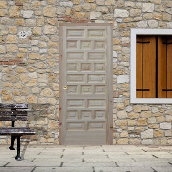 Puerta de Entrada Madera mod. Castellana