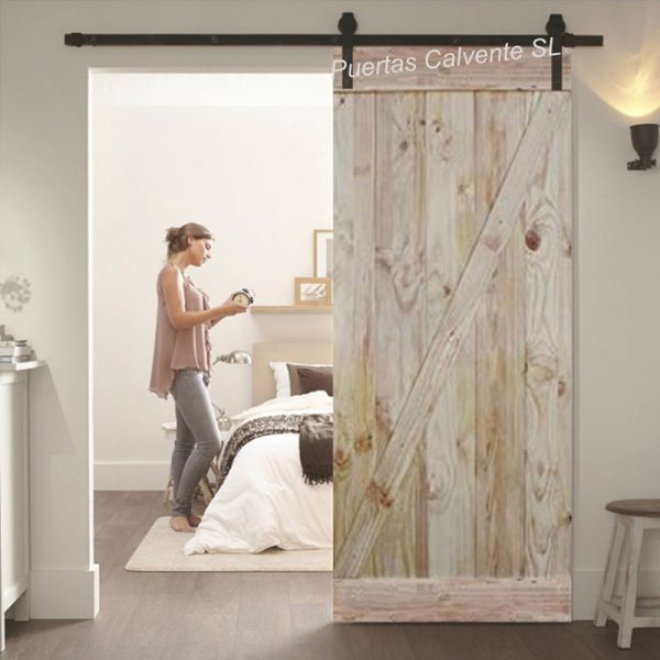 Kit Puerta Corredera Madera Tipo Z de Granero