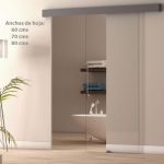 Puertas correderas de cristal Ancho 60 70 80