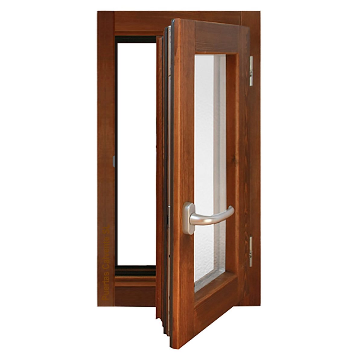 Ventana de Madera Porticón 2 Hojas