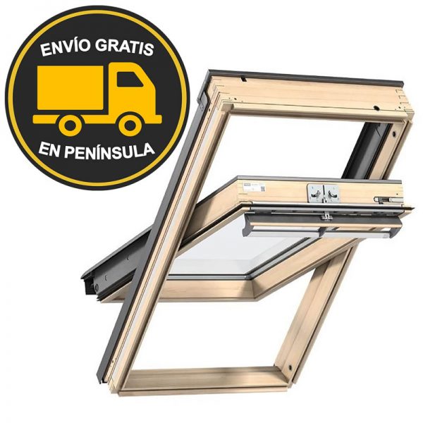Ventana de Techo Velux Giratoria Madera GGL 3070