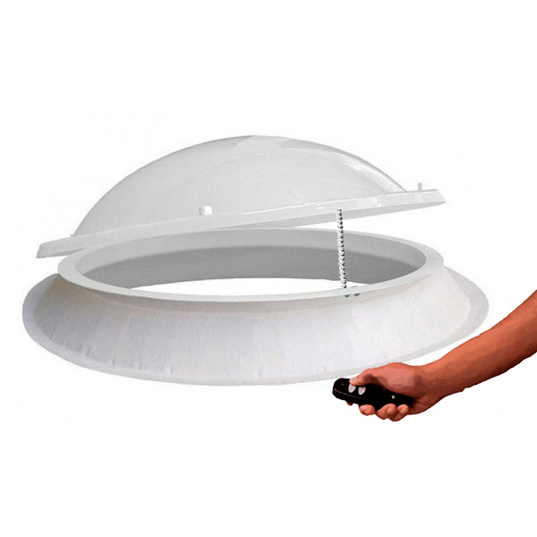 Claraboya Circular Eléctrica con Mando a distancia