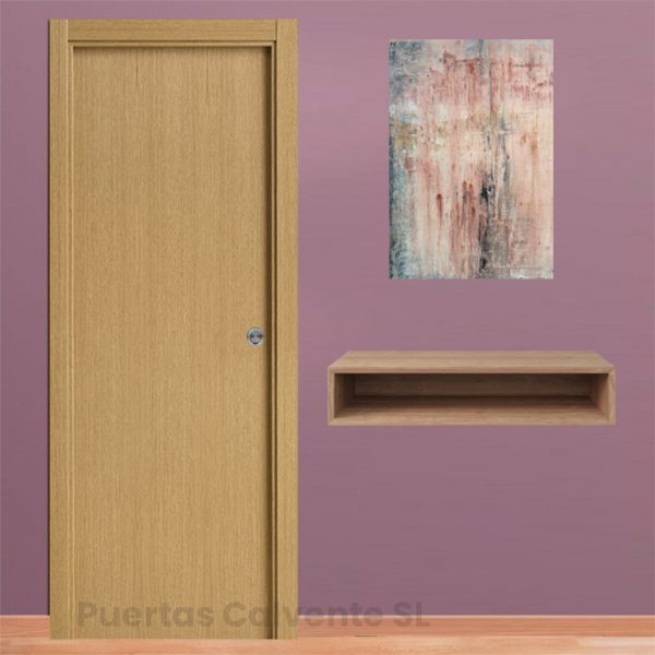 Kit puerta corredera Roble