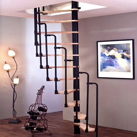 Escalera para espacios reducidos
