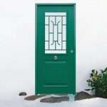 Puerta Exterior Entrada 3P Clásica Cristal Reja - Puertas Calvente