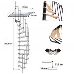 Escaleras para espacios pequeños, escalera para espacios reducidos